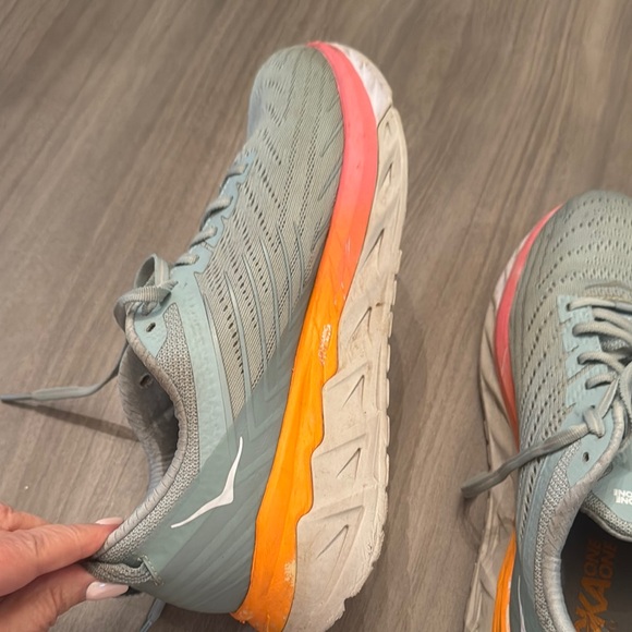 ***Price Drop***HOKA Teal and Orange Running Shoes - Picture 5 of 10